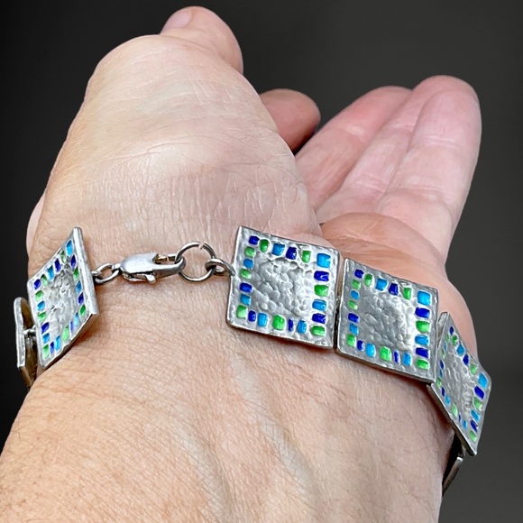 🌺Artisan Sterling Silver Bracelet - Picture 7 of 16